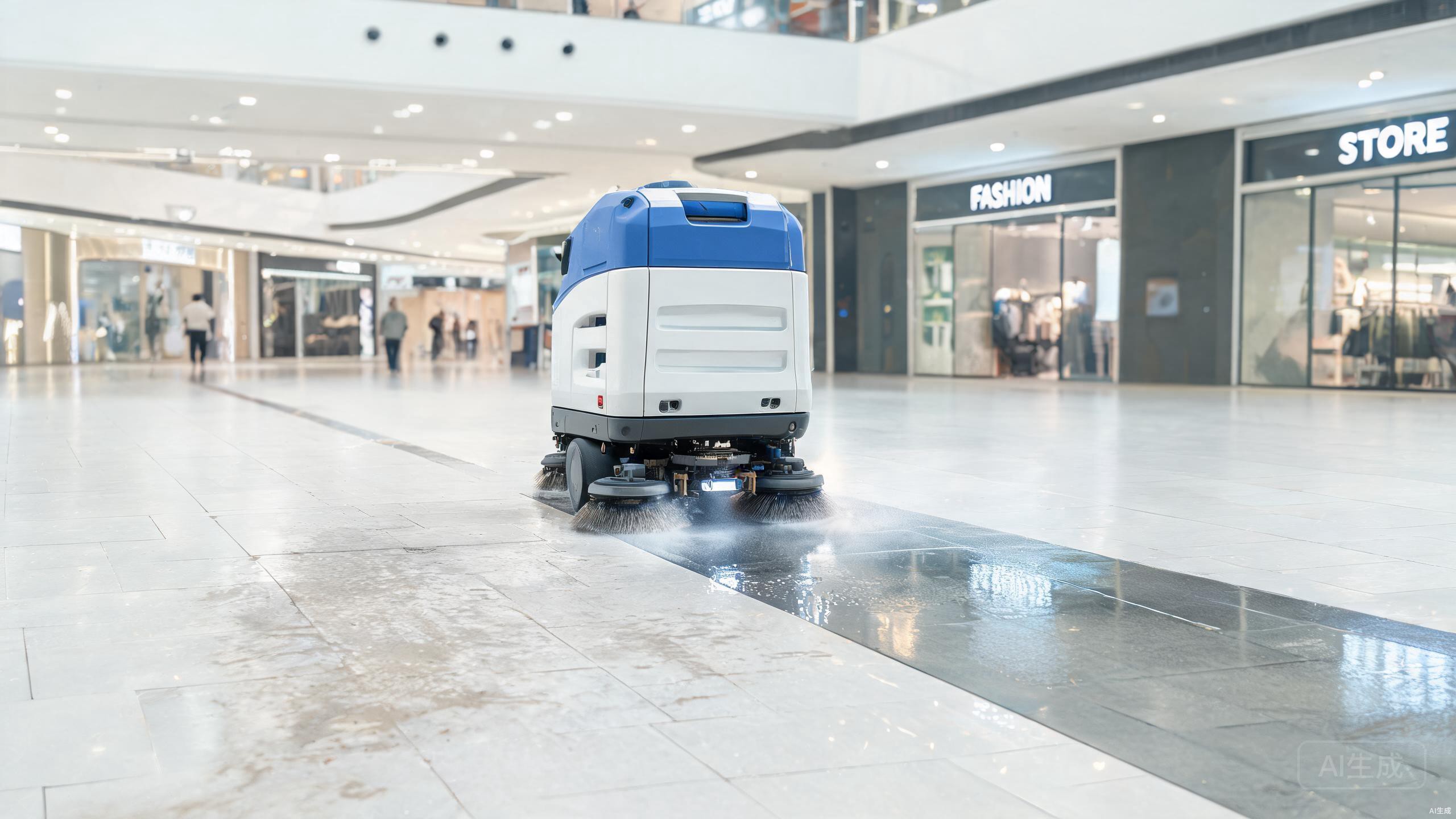 X5 cleaning in shopping mall